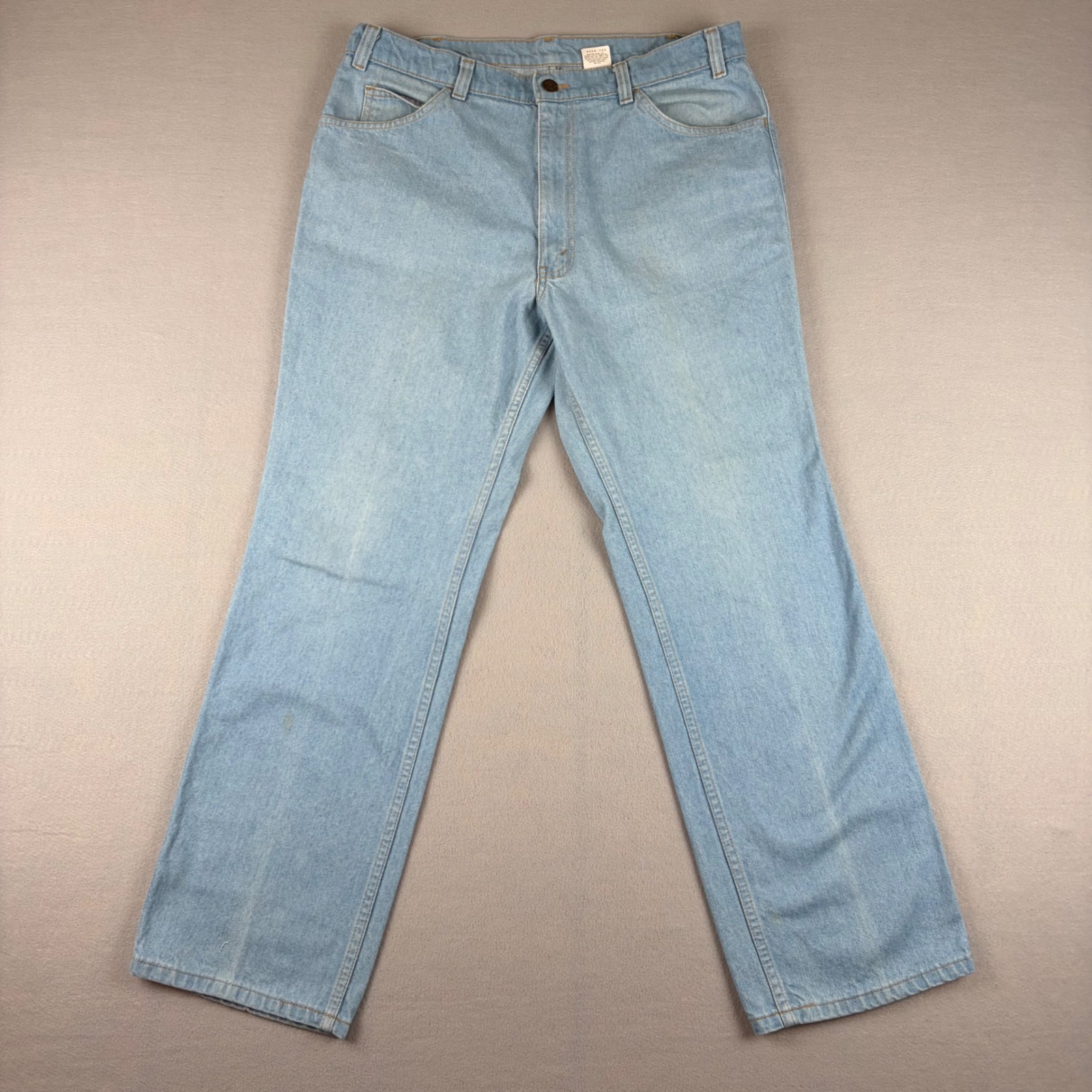 Vtg Levis 769 Relaxed Boot Cut Jeans Mens 36x30 Light Wash Blue Denim Y2k 2000's